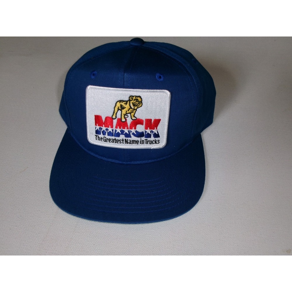 MACK TRUCKS SNAPBACK FISHING BEACH GOLF HAT CAP VINTAGE DEADSTOCK U5